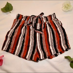 Striped Waistband Shorts